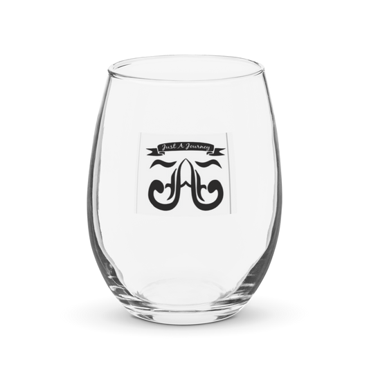 Stemless wine glass